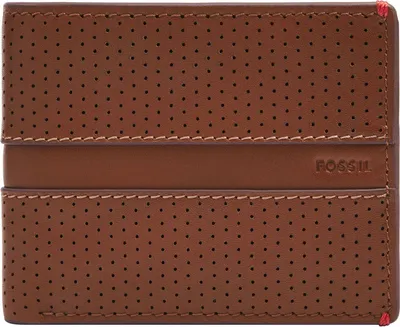 Image de FOSSIL porte-monnaie Rennsport Bifold With Flip ID Medium Brown brun