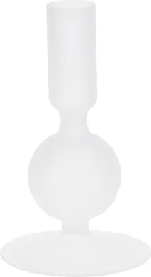 Obrázek produktu pro Skleněný svícen na stojanu, 14 cm