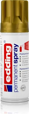 Produktbild von edding Permanent Spray reichgold 200 ml Premium Acryllack