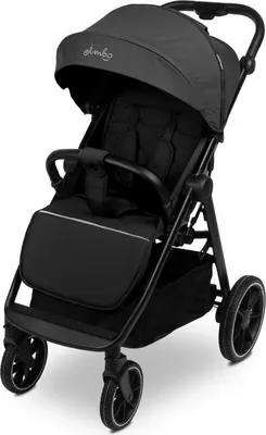 Image de CARETERO Jimbo Poussette de ville - 6 mois à 22 kg - 80x59x109cm - Noir