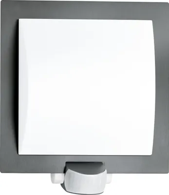 Produktbild von STEINEL L 20 S, Wandbeleuchtung für den Außenbereich, Anthrazit, Kunststoff, Edelstahl, IP44, Eingang, Fassade, II
