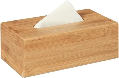 Produktbild von Kosmetikserviettenbox aus Bambus