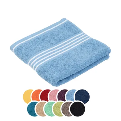 Produktbild von liebling Handtuch Baumwolle, Serie Santos, 500 gr. / m², 50 x 100 cm, , 60 Grad, saugstark, schnelltrocknend, Farbe: blau