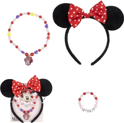 Produktbild von Disney Minnie Charm Schmuck- und Stirnband-Set