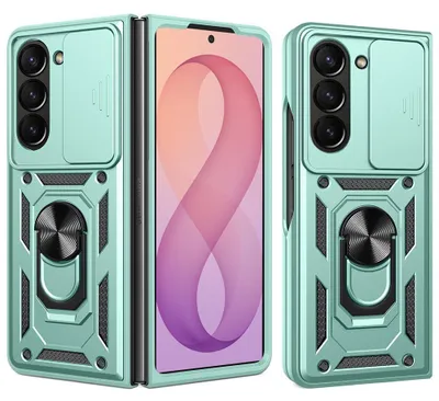 Produktbild von Techsuit - CamShield Schutzhülle für Samsung Galaxy Z Fold7 / Z Fold8 Ultra - Grün