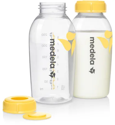 Image de Lot de 2 biberons de recueil Medela 150 ml - Conservation lait maternel