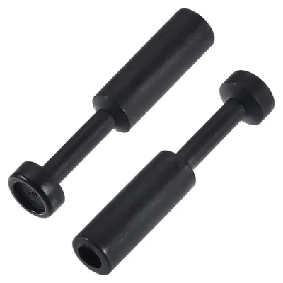 Pneumatische Blindstopfen, 6 mm ID, Kunststoff, schwarz, 15 St.