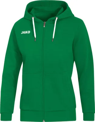 Produktbild von JAKO Damen Kapuzenjacke Base, Farbe:sportgrün, Größe:36