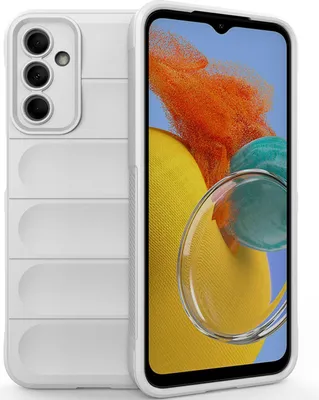 Produktbild von Handyhülle für Samsung Galaxy M14 5G Weich TPU Silikon Stossfest Anti-rutsch Hülle Weiß