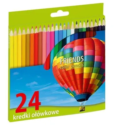 Produktbild von Bleistiftkreiden 24 Farben UNIONL