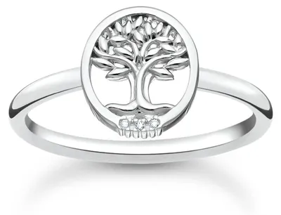 Image de Thomas Sabo TR2375-051-14 Bague pour femme, Taille de la bague:58