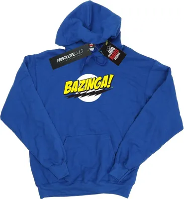 Produktbild von The Big Bang Theory - "Bazinga" Kapuzenpullover für Jungen BI3324 (116) (Königsblau)