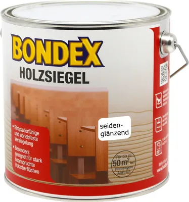 Produktbild von Bondex Holzsiegel seidenglänzend 2,5L Klarlack Holz Siegel Kork innen