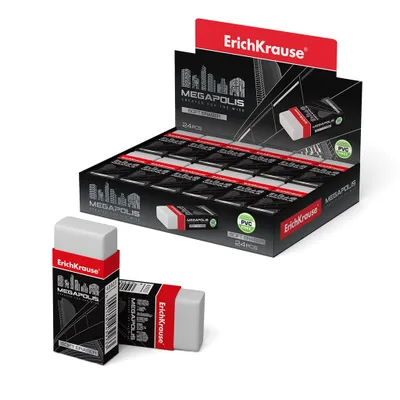 Produktbild von Radiergummi weich 5,1 x 2,2 x 1,3 cm weiß 1 Stück