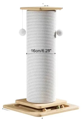 Obrázek produktu pro Kočičí strom, robustní konstrukce, vhodný pro kočky, výška 80 cm