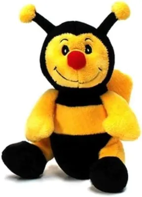 Produktbild von IMKERSHOP Kleine Plüschbiene 20 cm | Weiches Kuscheltier, waschbar | Stofftier Biene, süßes Maskottchen & Geschenk für Kinder