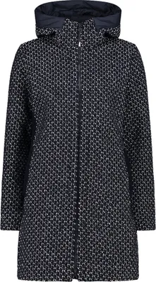 Produktbild von Cmp Woman Coat Fix Hood N950 Black Blue 40