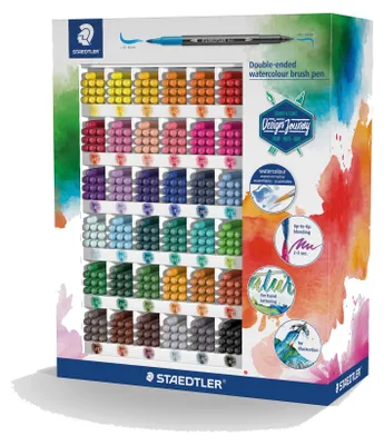 Image de STAEDTLER® 3001 CA360 Présentoir, feutre à pointe fine, résistant à l'eau