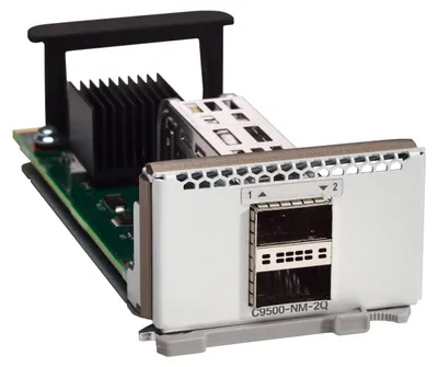 Immagine prodotto di Cisco C9500-NM-2Q=, 40 Gigabit Ethernet, 40000 Mbit/s, QSFP+, Catalyst 9500