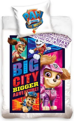 Produktbild von PAW Patrol Bettbezug Big City - 140 x 200 cm - Baumwolle