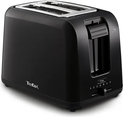 Produktbild von Tefal TT1A18, 2 Scheibe(n), Schwarz, Edelstahl, Niveau, 800 W