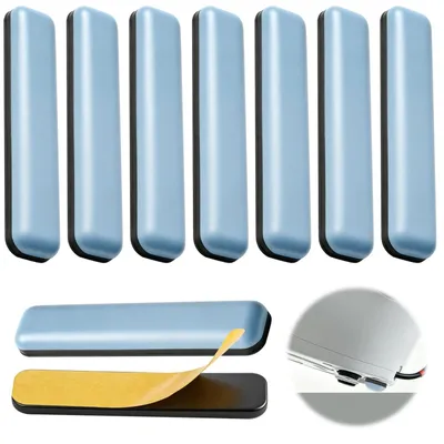 Imagen del producto de Deslizadores de teflón autoadhesivos - 8 unidades - 15 x 75 mm - Rectangulares