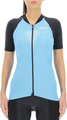 Obrázok produktu pre UYN Cyklistický dres s krátkym rukávom - GRANFONDO LADY - Black/Blue S