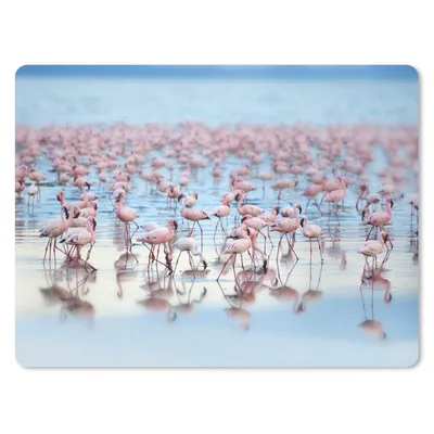 Produktbild von MuchoWow® Mauspad Mousepad Flamingoschwärme am Nakurusee in Kenia 40x30 cm - Mousepads - Maus Mat - Pad - Mausunterlage - Anti Rutsch
