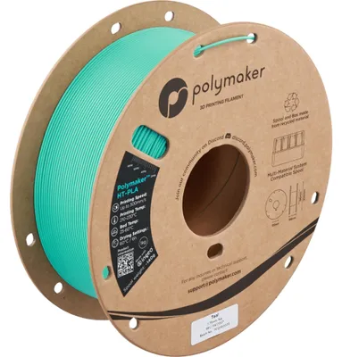 Immagine prodotto di Filamento HT-PLA, diametro 1,75 mm, colore verde acqua, peso 1 kg