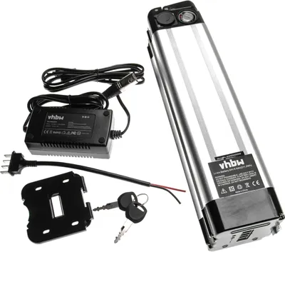 Produktbild von vhbw Sattelrohrakku Akku kompatibel mit Elektrofahrrad mit Sattelrohr-Akkusystem - Inkl. Ladegerät (8,8 Ah, 24 V, Li-Ion)