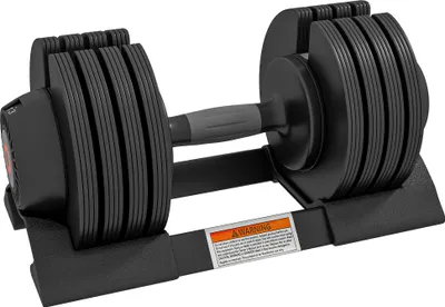 Produktbild von Verstellbare Kurzhantel 7-24 kg mit rutschfesten Griffen und Ablagefach, Schwarz