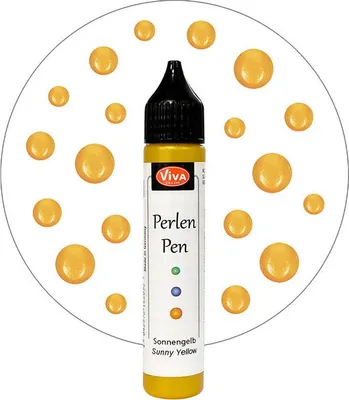 Image de Viva Decor 116220101 ViVA DECOR Stylo à perles, 28 ml, jaune soleil
