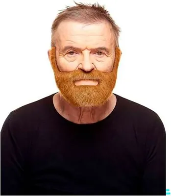Produktbild von Mom Bigote Und Augenbrauenbart Schwarz  Schwarz One Size