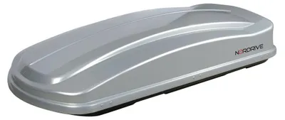 Immagine prodotto di NORDRIVE N60011 Box 430 - Box da tetto argento lucido, 430 L, portata 75 kg