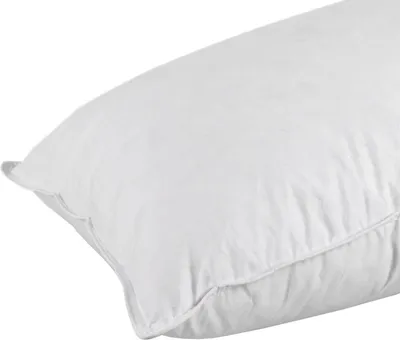 Produktbild von HOMESCAPES Kopfkissen extra groß 50 x 90 cm, Gänsefeder- und Daunenkissen