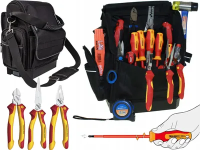 Produktbild von Elektriker-Werkzeugtasche 20 Ele Wiha Milwaukee Energotitan 330X350X220
