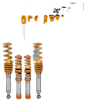 Immagine prodotto di Kit di sospensioni coilover, lunghezza 52 mm, larghezza 20 mm, altezza 82 mm, altezza del veicolo regolabile, compatibile con i modelli E39 berlina