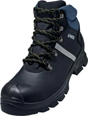 Produktbild von uvex 2 construction Stiefel S3 schwarz, blau Weite 10 Gr. 49