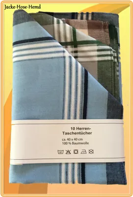 Produktbild von Herren Taschentücher Herrenarbeitstaschentücher Hell