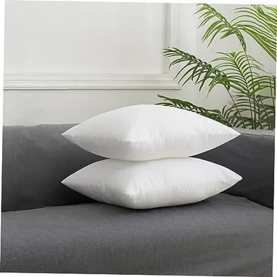 Produktbild von 2 Stück Kissenfüllungen 45x45 Weiße Kissenfüllung aus Pp Baumwolle Weich Formstabil für Sofa Wohnzimmer und Schlafzimmer