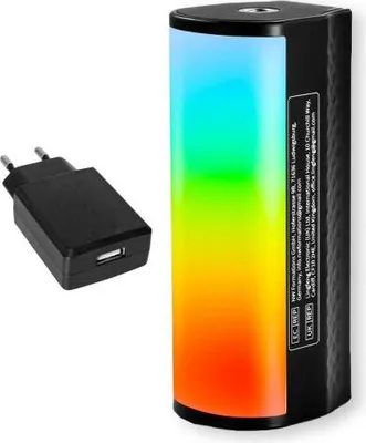 Image de Neewer Lumière continue TL98C Lumière à main RGB magnétique avec adaptateur secteur