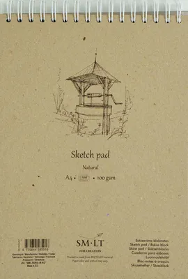 Obrázok produktu pre Smiltainis Sketch Pad Skicár A4 100 g