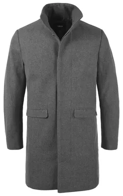 Produktbild von SOLID SDJampa Herren Wintermantel Wollmantel Winterjacke mit Stehkragen Eingrifftaschen Regular fit
