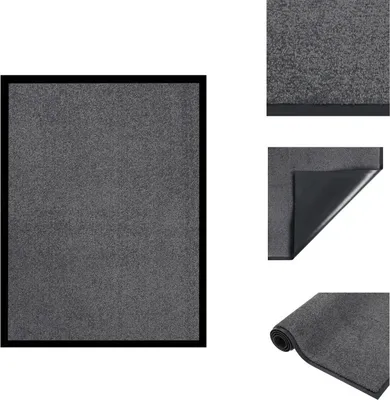Produktbild von vidaXL Fußmatte Anthrazit 40x60 cm - Fußmatten