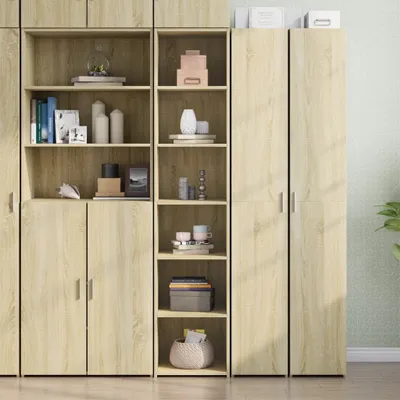 Immagine prodotto di vidaXL Credenza Sonoma rovere 40x41x185 cm materiale a base di legno