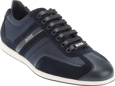Image de Boss - Baskets « Stiven » pour homme GT10379 (38 EU) (bleu foncé)