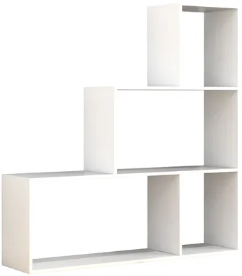 Zdjęcie produktu dla Drewniany stojak Staircase Step Shelf Stand Półka Pokój Divider Regał Dubila M