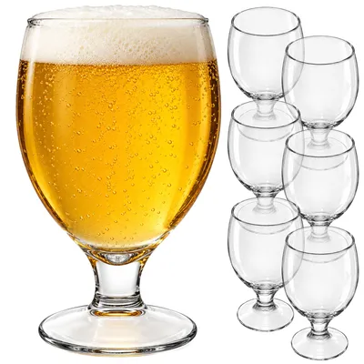Produktbild von KADAX Biergläser Becher hoch 370ml 6 Stk