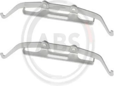 Produktbild von A.B.S. 1642Q Zubehörsatz Scheibenbremsbelag Vorne für BMW X5 (E53)