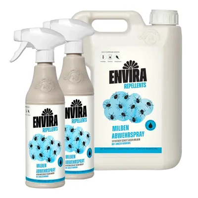 Produktbild von Envira Milben Abwehrspray im Vorteilspack 2L+2x500ml